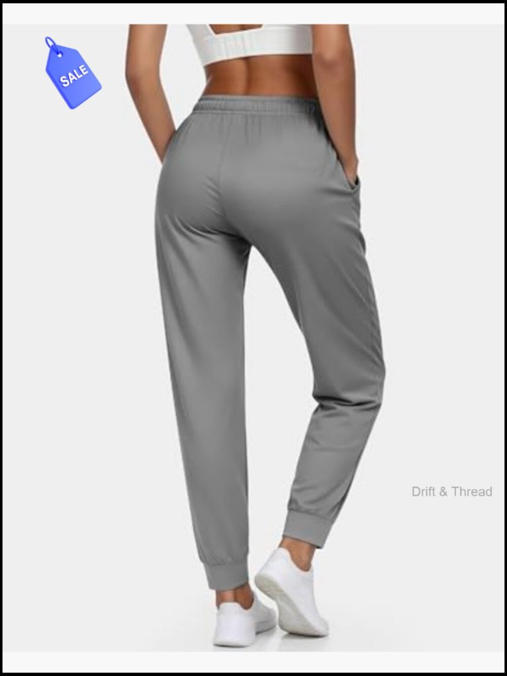 Loose Fit Joggers with Pockets, Lightweight Sweatpants for Workout - Picture 3 of 7
